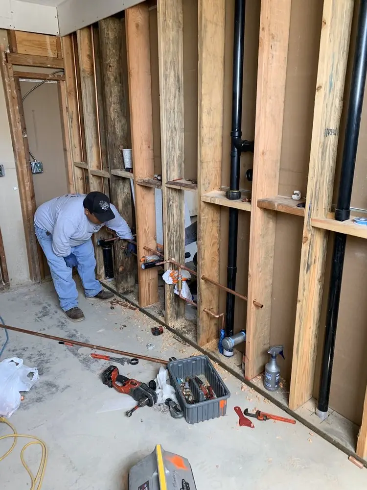 Commercial rough-in plumbing for Commercial Plumbing in Garden Grove